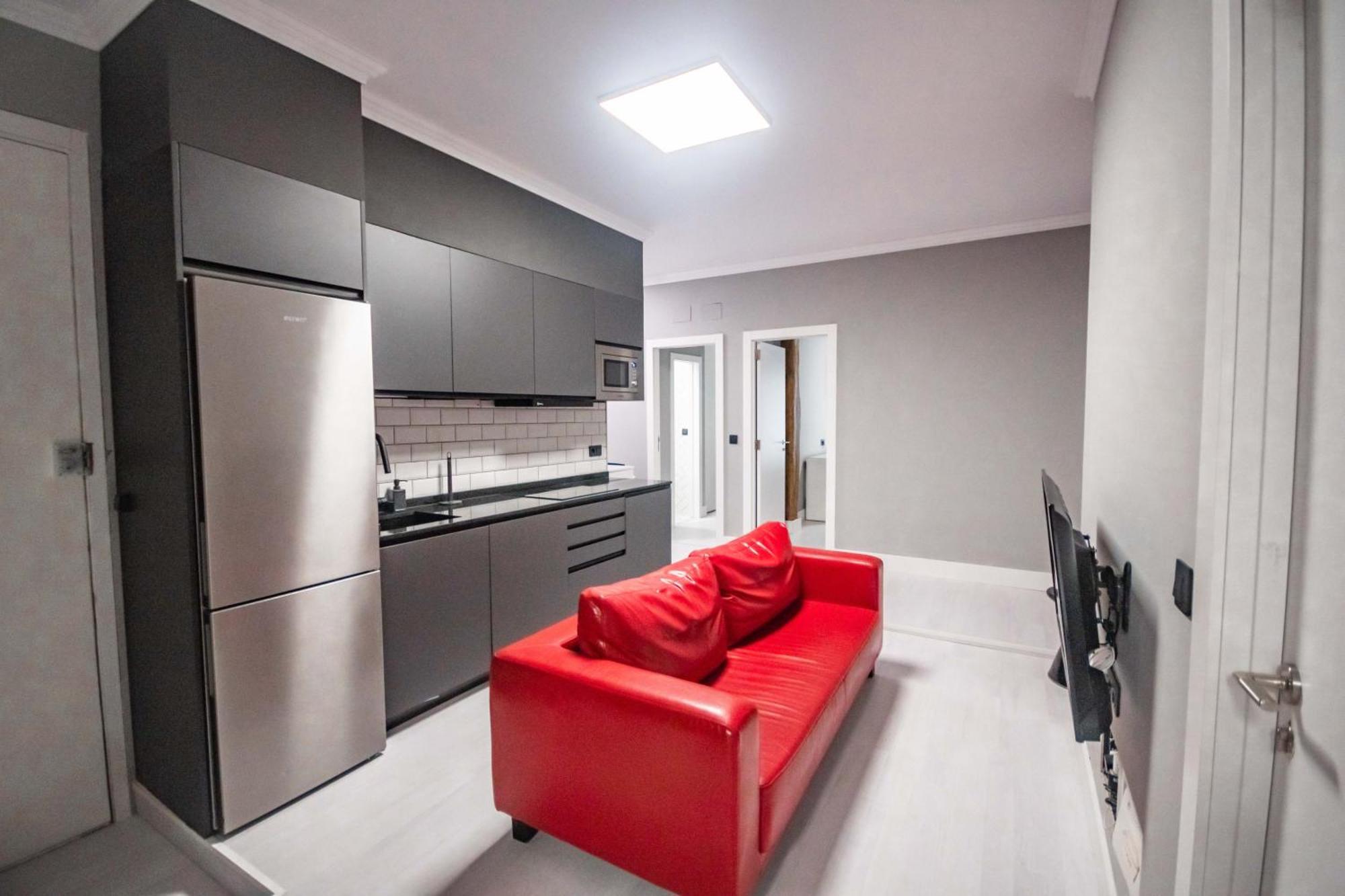 Gran Apartamento 6 Suites Bilbao Center Bagian luar foto